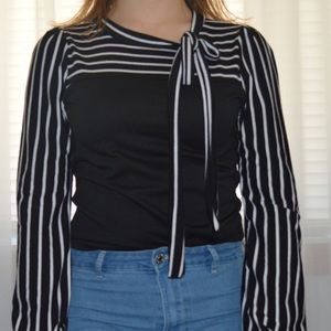 Long sleeve striped shirt